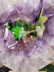 XL Big Points Amethyst Heart Portal