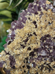 Amethyst with Golden Calcite Growth (sprinkle)