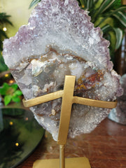 Amethyst with Golden Calcite Growth (sprinkle)