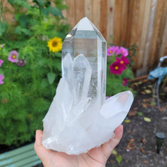 High Grade Clear Quartz Cluster from Brazil