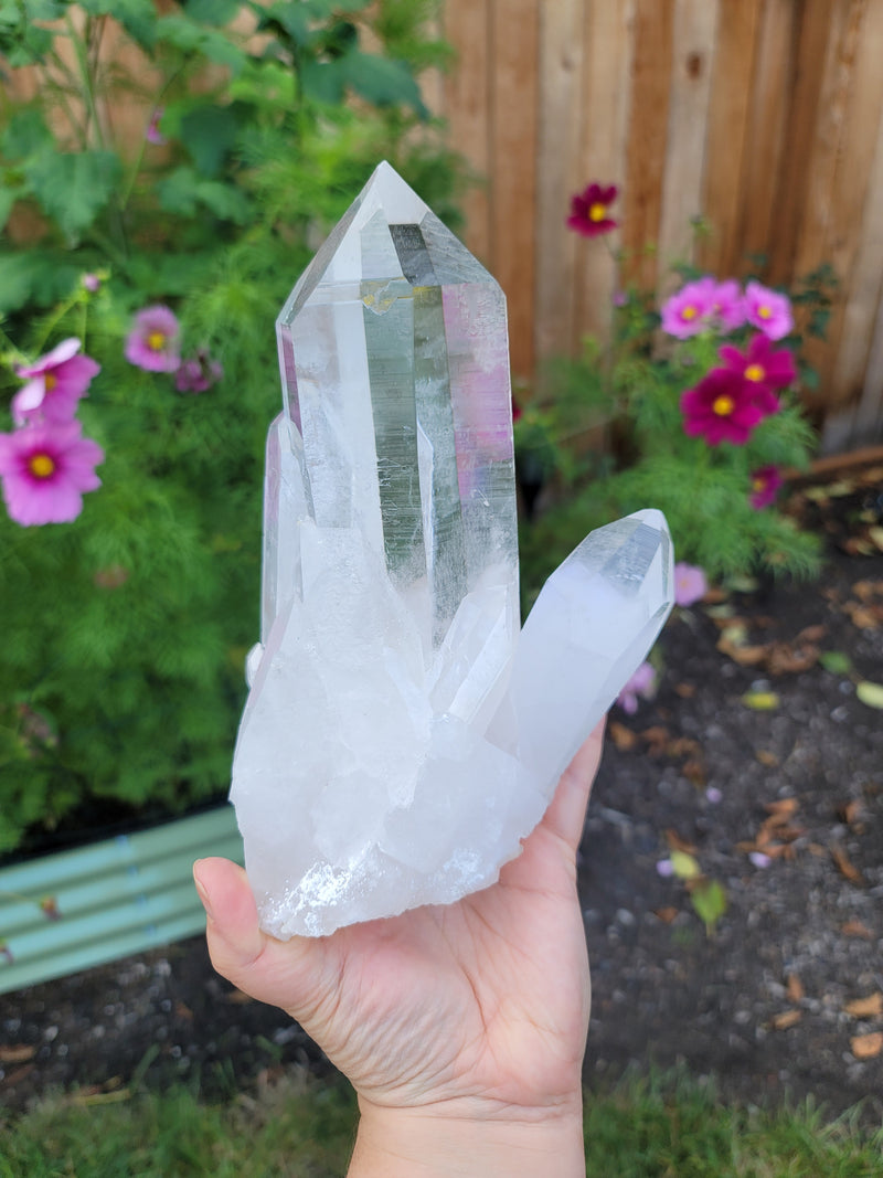 High Grade Clear Quartz Cluster from Brazil