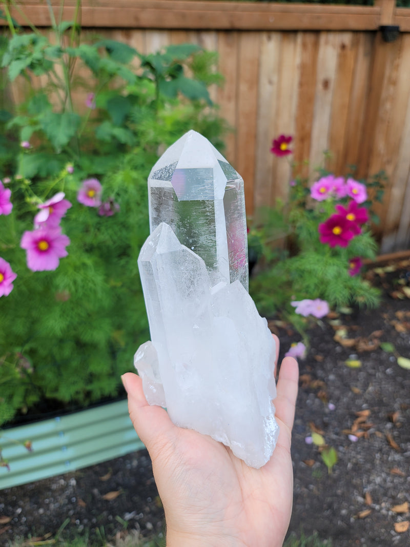 High Grade Clear Quartz Cluster from Brazil