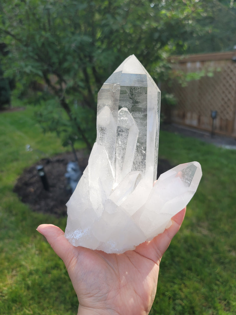 High Grade Clear Quartz Cluster from Brazil