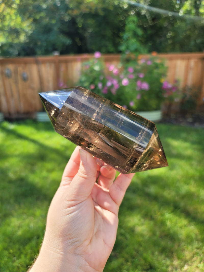 High Grade 6.25" Smoky Quartz Vogel