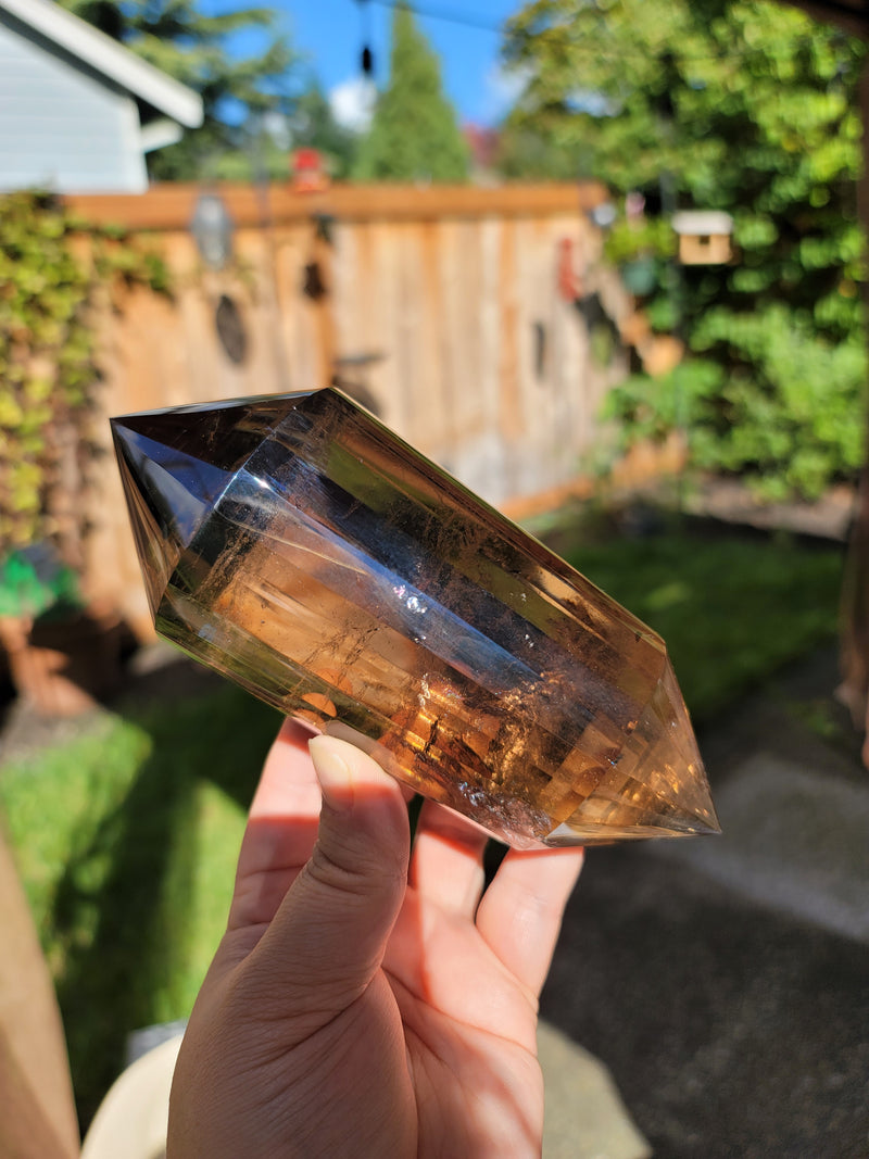 High Grade 6.25" Smoky Quartz Vogel