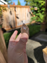 Light Smoky Quartz Faceted Heart