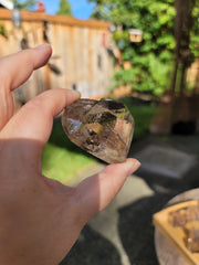 Light Smoky Quartz Faceted Heart