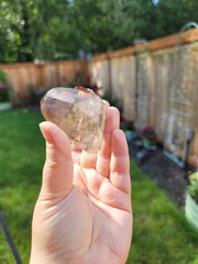 Light Smoky Quartz Faceted Heart