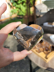 High Grade Smoky Quartz Faceted Heart