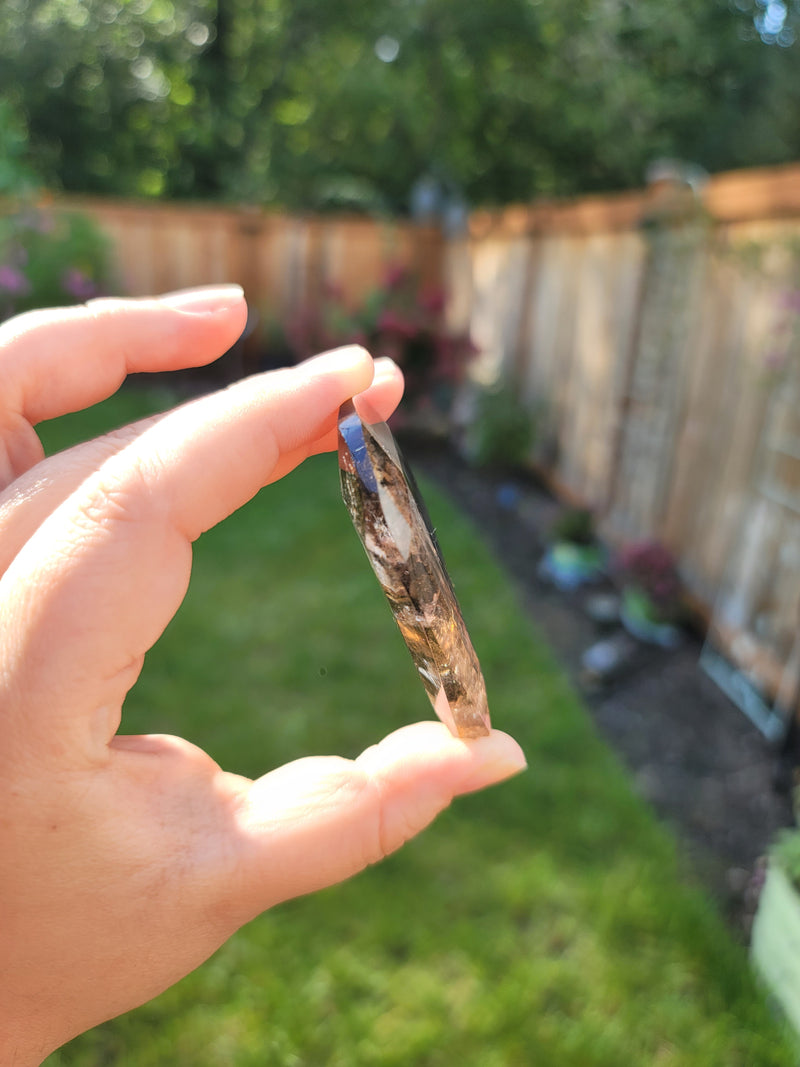 High Grade Smoky Quartz Faceted Heart