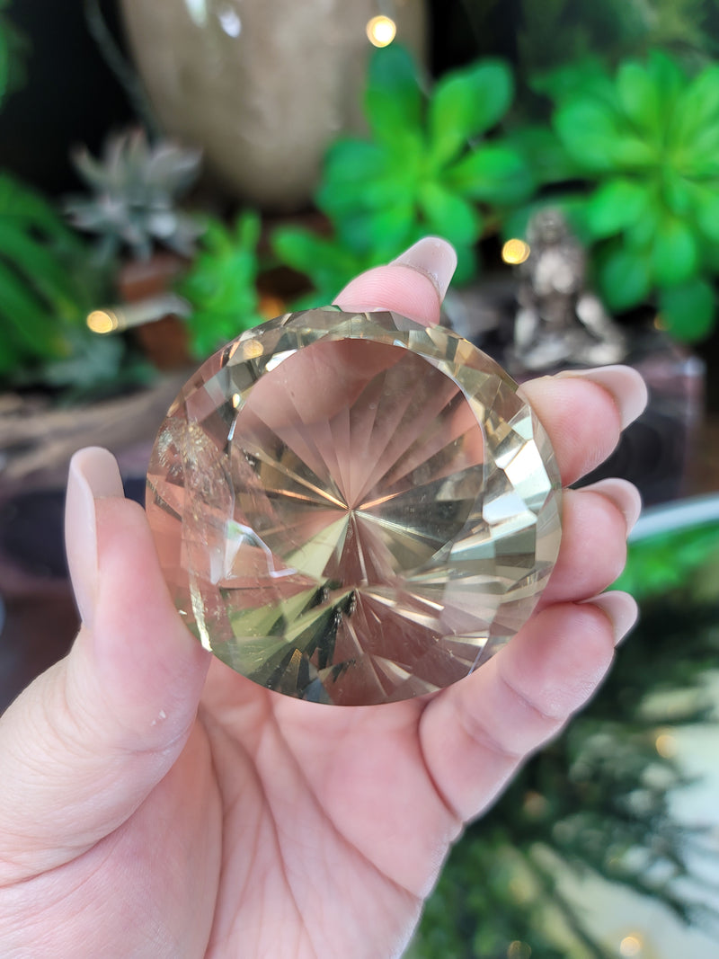 High Grade Citrine Diamond Shape Gem