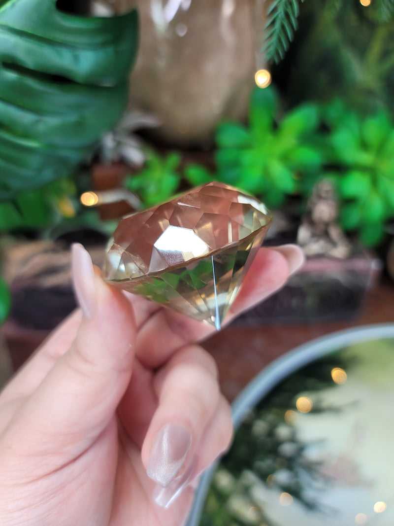 High Grade Citrine Diamond Shape Gem