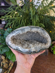 Beautiful Large Sugar Druzy Geode