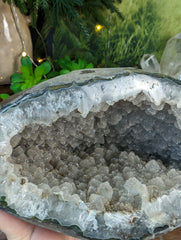 Beautiful Large Sugar Druzy Geode