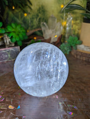 XXL Optical Calcite Sphere FULL of RAINBOWS