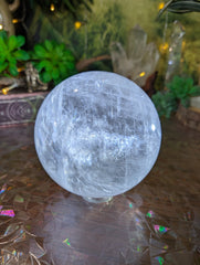 XXL Optical Calcite Sphere FULL of RAINBOWS