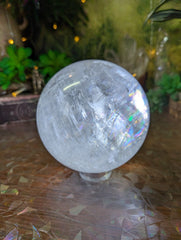 XXL Optical Calcite Sphere FULL of RAINBOWS