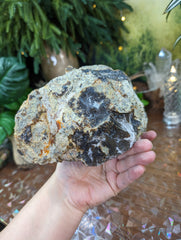 Quartz Druzy Geode with Agate Banding