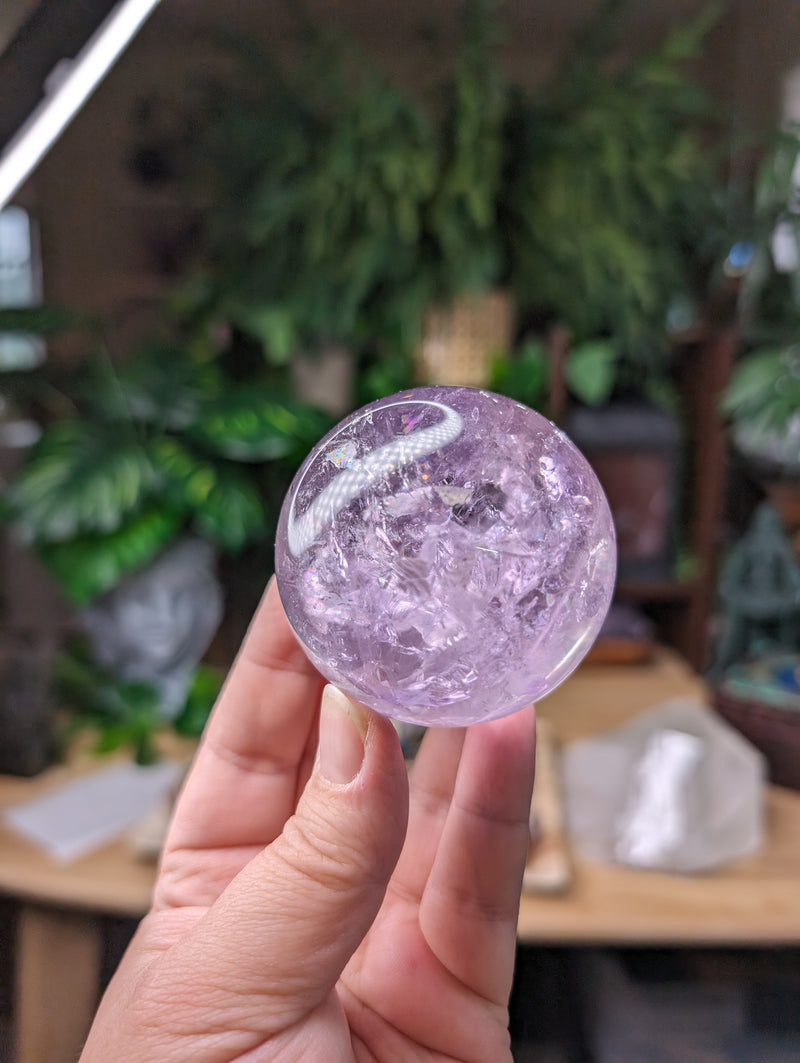 Gemmy Amethyst Sphere / Amethyst Crystal Ball