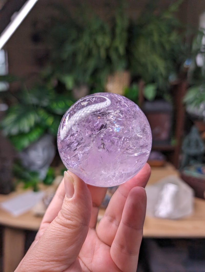 Gemmy Amethyst Sphere / Amethyst Crystal Ball