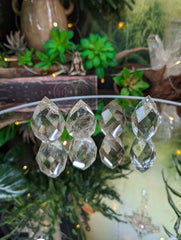 High Grade Faceted Quartz Egg  (you choose)