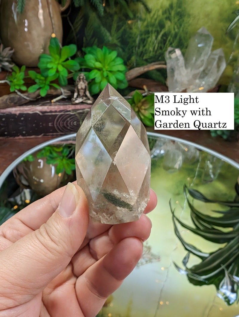 High Grade Faceted Quartz Egg  (you choose)