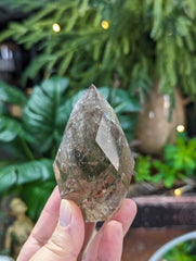 Faceted Smoky Quartz Egg