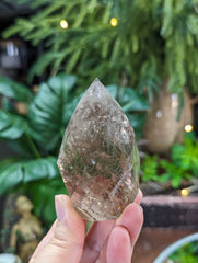 Faceted Smoky Quartz Egg