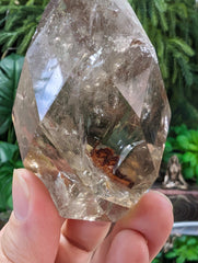 Faceted Smoky Quartz Egg