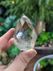 Faceted Light Smoky Quartz Egg