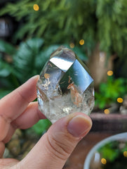 Faceted Light Smoky Quartz Egg