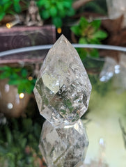 High Grade Faceted Light Smoky Quartz Egg