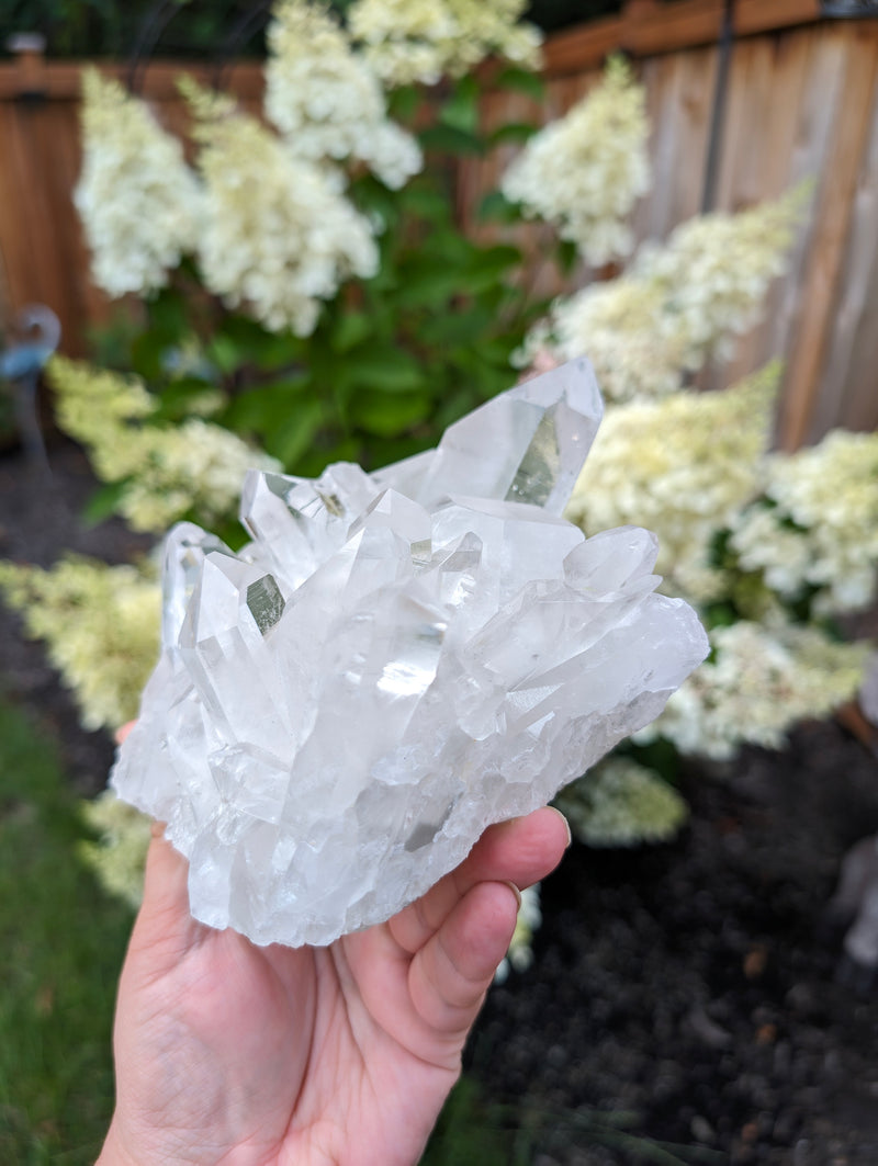 High Grade Clear Quartz Cluster from Brazil