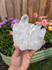 High Grade Clear Quartz Cluster from Brazil