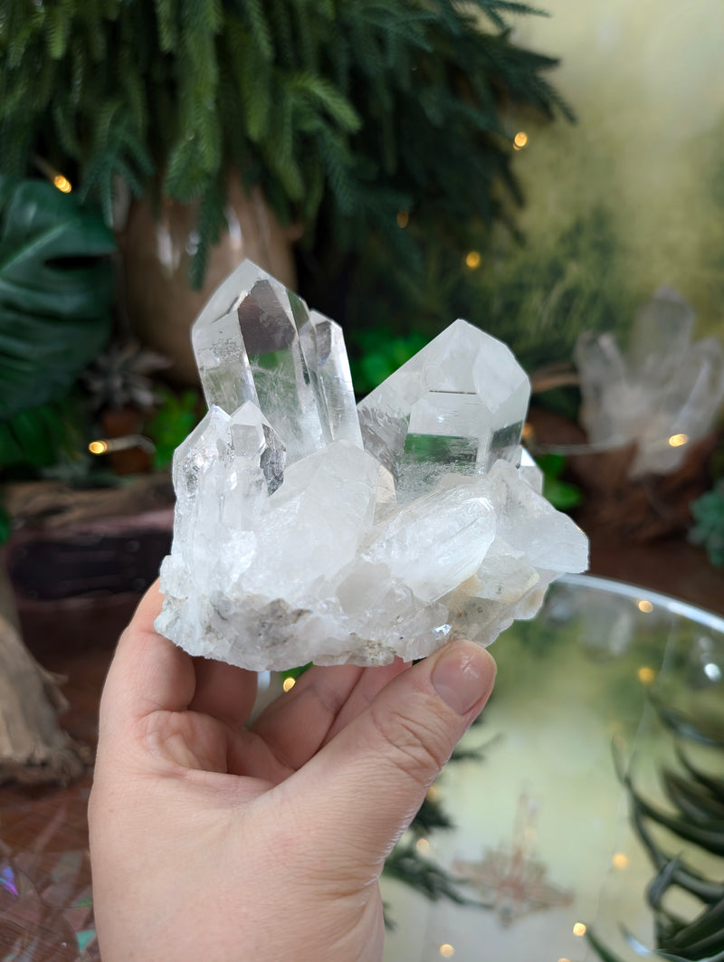 High Grade Clear Quartz Cluster from Brazil