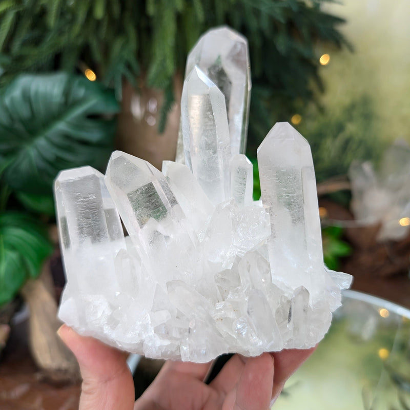 High Grade Clear Quartz Cluster from Brazil