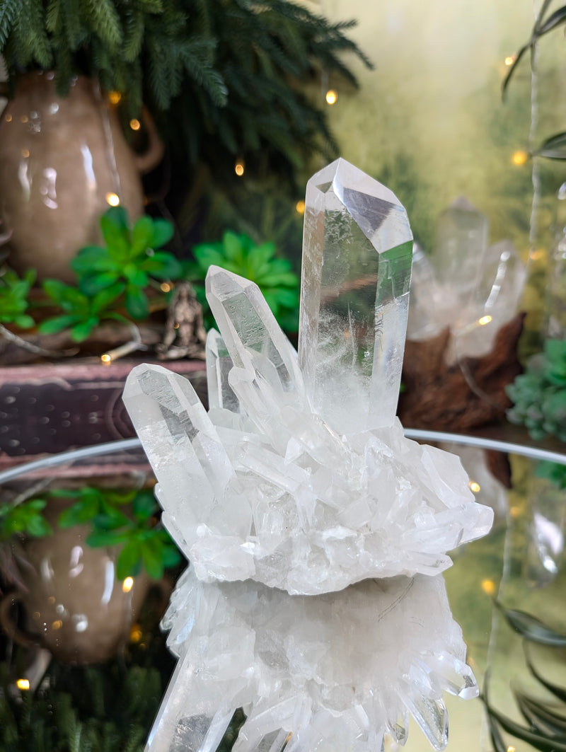 High Grade Clear Quartz Cluster from Brazil