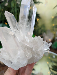 High Grade Clear Quartz Cluster from Brazil