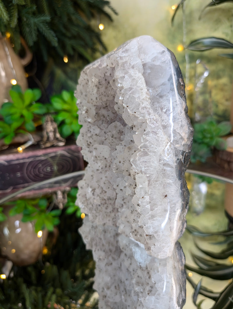 Sparkly Quartz Druzy with Rutile Inclusions