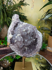 Stunning XXL Amethyst Druzy with Calcite