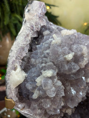 Stunning XXL Amethyst Druzy with Calcite