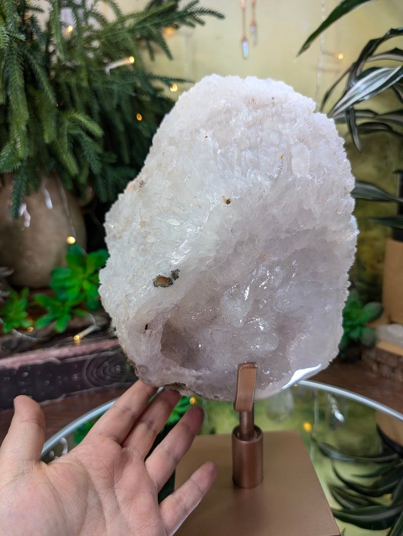 SPARKLY - Amethyst Flower Geode with Quartz