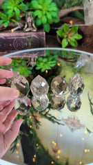 High Grade Faceted Quartz Egg  (you choose)