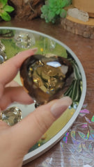 Gem Grade Smoky Quartz Faceted Heart