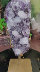 RARE Amethyst with Large Points and Spirit Quartz Growth