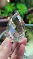 Faceted Light Smoky Quartz Egg