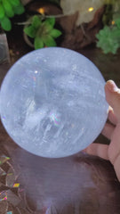 XXL Optical Calcite Sphere FULL of RAINBOWS