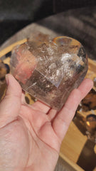 Light Smoky Quartz Faceted Heart