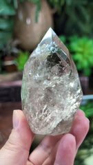 Faceted Light Smoky Quartz Egg