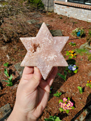 Pink Amethyst Six Point Star #3